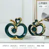 Adornos Modernos de Lujo Ligero para Mueble de TV, Decoraciones Creativas para el Hogar, Gabinetes de Vino para Sala de Estar Estilo Chino, Artesanías Cerámicas para Oficina