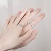 Anillos de Pareja Viaje Planeta Hombres y Mujeres Moda Ins Versátiles Lujo Ligero Anillos a Juego Circonita Abiertos Ajustables Anillos para Dedos Venta al por Mayor