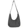 Bolsa de Tela Impermeable Ultraligera Japonesa Unisex Versátil Hombro Cruzada Multifuncional Nylon Ligero Gran Capacidad Bolsa Croissant