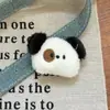 Broche Broche de Cachorrinho Fofo de Pelúcia Grampo de Cabelo Chaveiro Pingente de Bolsa Acessórios Pelúcia DIY Acessórios para Roupa