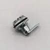Cerradura de contraseña para cajón de cromo brillante de 20 mm, cerradura mecánica de contraseña de tres dígitos, cerradura de lengüeta giratoria de contraseña
