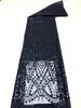 Bordado de lentejuelas bordado de lentejuelas tela base de malla estilo bordado de borla geométrica se puede procesar vestido de noche falda espectáculo de escenario