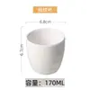 Xícaras Cerâmicas Estilo Chinês com Meio Padrão para Restaurantes e Hotéis, Xícaras de Chá, Taças de Vinho, Copos de Água, Xícaras Atacado, Conjuntos Especiais de Chá, Porcelana Branca Doméstica