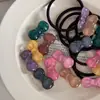 Goma para el pelo transparente con lazo pequeño y brillo, versátil y linda para el uso diario, diadema elástica básica para niñas