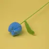 Produto Acabado: Flores de Tulipa Simuladas, Flores Artificiais, Flores Eternas, Presentes Criativos, Tulipas Tecidas com Fio, Tricô Manual com Fio