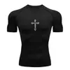 Camiseta de Compresión de Venta Caliente Amazon para Hombre 2026, Versátil para Deportes, Running, Entrenamiento de Moda, Camiseta de Manga Corta para Exteriores al por Mayor