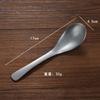 Cuchara Vintage de Acero Inoxidable Estilo Japonés Estilo Antiguo Creativa Sopa Más Cuchara de Sandía Cuchara para Comer Cuchara Sopera Pequeña Cuchara Grande Más