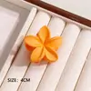Mini tamanho pequeno 4cm Flor de Ovo Grampo de Cabelo Explosões da Amazon Estilo Férias na Praia Prendedor de Cabelo Cor Gradiente Dopamina