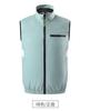Roupas de ar condicionado transfronteiriço para colete de verão Roupas de ventilador Resfriamento inteligente Colete de soldagem de local de proteção ao trabalho masculino e feminino