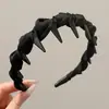 Diadema Melard pequeña estilo Chanel de copa alta para mujer, diadema elegante retro para uso diario que hace que la cara se vea más pequeña, accesorio para el cabello