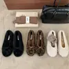 Sapatos Mary Jane Planos Baixos de Lã Mesclada com Bolinhas Estilo Coreano Feminino Novidades Outono/Inverno 2026