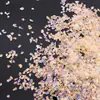 Fragmentos de Piedra Triturada de Vidrio Iridiscente, Partículas de Cristal Irregulares de Color Mixto, Relleno para Joyería DIY, Materiales para Uñas