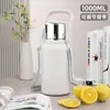 Copo Térmico Temperado, Copo de Água Portátil, Unissex, com Tampa, Antichoque, Copo com Filtro para Chá, Aço Inoxidável 316
