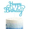 Amazon Topper de Pastel de Papel Brillante de Colores Decoración para Fiesta de Cumpleaños Topper de Pastel Feliz Cumpleaños