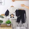 2026 Sudadera con capucha a rayas para béisbol de otoño para niños Cardigan deportivo de manga larga para niñas Conjunto de tres piezas Comercio exterior
