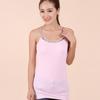Tendência Verão Feminino Design de Laço nas Costas Gola de Diamante Fashion Camisole Vest Cool Estilo Doce Versátil Venda por Atacado