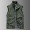 Compra Grupal Chaleco Estampado para Hombre Casual Cuello Alto Chaleco para Exterior Chaleco para Hombre de Mediana Edad para Pesca Pantalones con Bolsillos de Solapa Múltiple Talla Grande