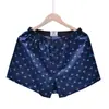 Pantalones de Casa Nuevos para Hombre Tejidos Estampados Moda Pantalones Flecha Sueltos Transpirables Talla Grande Calzoncillos Tipo Boxer Transfronterizos