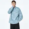 Camisa de Manga Longa Workwear Americano Masculina Primavera e Outono 2025 Nova Tendência Tie-Dye Retrô Camisa para Meninos Jaqueta Fina