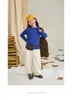 Ropa para Niños Mianbaizai Otoño/Invierno 2026 Nueva Camisa Térmica de Terciopelo Solar Cepillado con Cuello Alto Esencial para Vestir por Capas