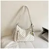 Bolsa de Hombro de Moda Estilo Coreano con Lunares Shuai Mi Home, Elegante Bolso Casual de Axila, Bolso Tote de Gran Capacidad para el Viaje Diario