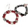 Pulseira de Contas Pixiu Antiga Feita à Mão Estilo Casal Original Pulseira Masculina Pulseira Feminina Joia de Pulso Estilo Chinês Novo