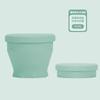 Copo de Água de Silicone Dobrável Portátil de Verão, Copo de Água para Camping e Viagem ao Ar Livre de Grau Alimentício, Copo de Silicone Dobrável