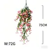 Decoración para el Hogar Nueva Flor Artificial de 45 Piezas Flor Decorativa Colgante de Pared Campanilla de la Mañana Decoración de Interiores de Hotel Fotografía Vegetación Artificial