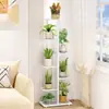 Suporte de Flores Móvel para Sala de Estar Luxo Leve Suporte de Plantas de Alta Qualidade Varanda de Chão Múltiplas Camadas de Ferro Armazenamento Prateleira para Vasos de Flores