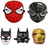 Día de los Niños de Halloween Disfraces Accesorios Dibujos Animados Animación Performance Máscara de Batman Iron Man Spider-man
