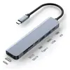 Expansor Oito em Um com Duas Entradas Estação de Acoplamento USB 3.0 para Computador Hub Multifuncional Tipo-C Hub de Transmissão Multi-Porta