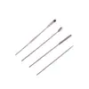 Cuchara Dosificadora de Acero Inoxidable, Cuchara para Oídos, Cuchara Dosificadora, Cuchara Dosificadora Pequeña de Pesaje, Cuchara para Reactivos, Cuchara para Polvo Medicinal, Cuchara Dosificadora Simple y Doble, Aguja de Acero Micro