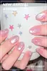 Unhas Portáteis Formato Oval Curto, Gradiente Simples Rosa Nude, Removíveis e Reutilizáveis, 30 Peças de Unhas Postiças Prontas