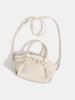Bolso tipo bandolera plisado elegante de nicho para mujer Moda Primavera 2025 Versátil para Salir Ropa de Trabajo Bolso de Hombro Cruzado