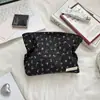 58131 Pequena Floral de Verão Nova Portátil Bolsa de Armazenamento de Produtos para Cuidados com a Pele Necessaire de Viagem Bolsa Quadrada de Lona Bolsa de Mão