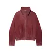 Ins Ropa de Mujer al por mayor Estilo Europeo y Americano Transfronteriza Estilo de Oficina Cuello Alto Chaqueta de Piloto de Cuero Genuino Ropa de Abrigo 6318252