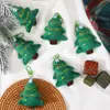 Llavero de Árbol de Navidad Transfronterizo Colgante Festivo Colgante de Peluche para Mochila Femenina Regalo para Estudiantes y Mejores Amigos