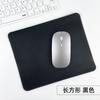 Cross-border em estoque couro pu mouse pad grosso couro resistente a manchas multicolor quadrado redondo mouse pad pode ser fixado LOGO