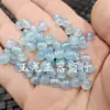 Cuentas Redondas de Ágata Color Aguamarina, Cuentas de Calcedonia Azul Tipo Hielo de 6 mm, Accesorios para Joyería DIY, Cuentas Hechas a Mano