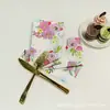 Venta Directa de Fábrica de Servilletas Rosas con Estampado Floral 33*40cm Adecuadas para Cenas de Lujo, Alta Calidad
