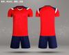Uniforme de Treino de Futebol Leve, Camisa de Competição, Absorção de Umidade, Fato Esportivo de Gola V para Crianças e Adultos, Secagem Rápida