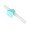 Acessórios de Canudo para Beber Sopa de Bebê com Fivela Tigela com Canudo para Beber Mingau de Bebê Canudo de Silicone para Suplemento Alimentar Infantil