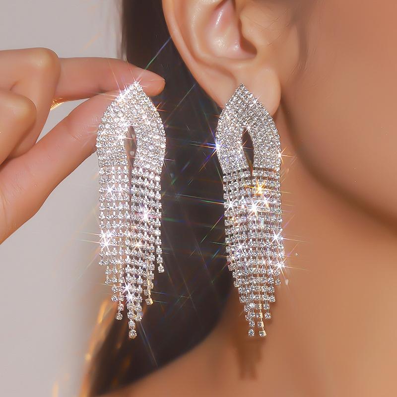 JXER-15 水钻流苏耳环-银色 (1).JPG