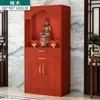 Gabinete de Altar Budista, Modelo Económico para el Hogar, Mesa de Altar, Gabinete para Estatua de Buda, Altar del Dios de la Riqueza, Mesa de Adoración de Bodhisattva, Santuario