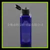 Garrafa de reposição de hotel 100ml tampa borboleta frasco quadrado loção para cuidados com a pele DIY Garrafa de loção garrafa de shampoo