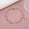Nova Pulseira Coração do Oceano Retrô, Personalizada, Simples, Fresca, Doce, Versátil, Joias de Luxo Leve e de Alta Qualidade