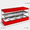 Gabinete Calentador de Pollo Frito, Caja Calentadora de Hamburguesas, Huevo Tartaleta, Pay, Churros, Horno de Temperatura Constante, Mesa Calentadora Comercial para Bebidas Metabo