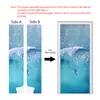 Pegatinas de Puerta Autoadhesivas Transfronterizas con Ciervo Estilo Chino, Pegatinas de Pared Removibles para Renovación de Casa de Alquiler, Venta al por Mayor por Fabricante, Dropshipping