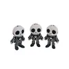 Regalo de Juguete Llavero de Terror Correa para Teléfono Colgante con Juguete Impreso en 3D Jack Esqueleto Muñeco Figura Decoración