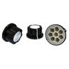 Perilla de Plástico Reemplaza Baquelita Kn-A03, Diámetro Exterior 22-27mm, Altura 16mm, Tapa de Interruptor con Agujero de Flor de Ciruelo Perilla A03